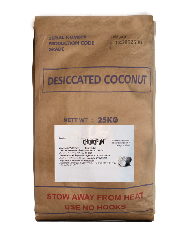 Desiccated Coconut Extra Fine 40-50%, ChokoFun™